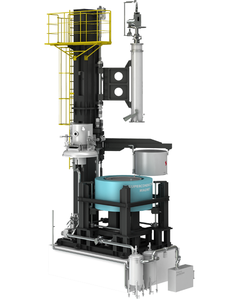 An example of S-TECH ingot growth equipment